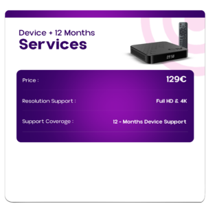 Device + 12 Months Services